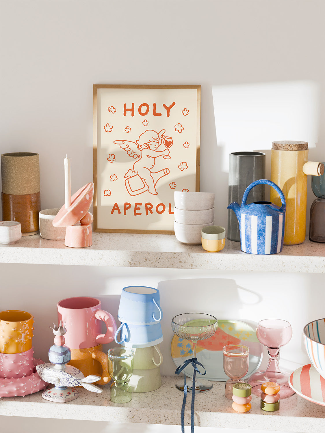 Holy Aperoli Poster in Orange