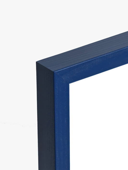 Bilderrahmen aus Eichenholz Blau