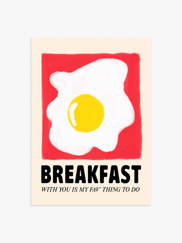 Breakfast with you Poster