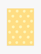 Polka Dot Poster in Gelb & Buttergelb