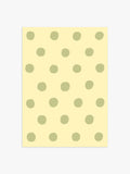 Polka Dot Poster in Gelb & Grün