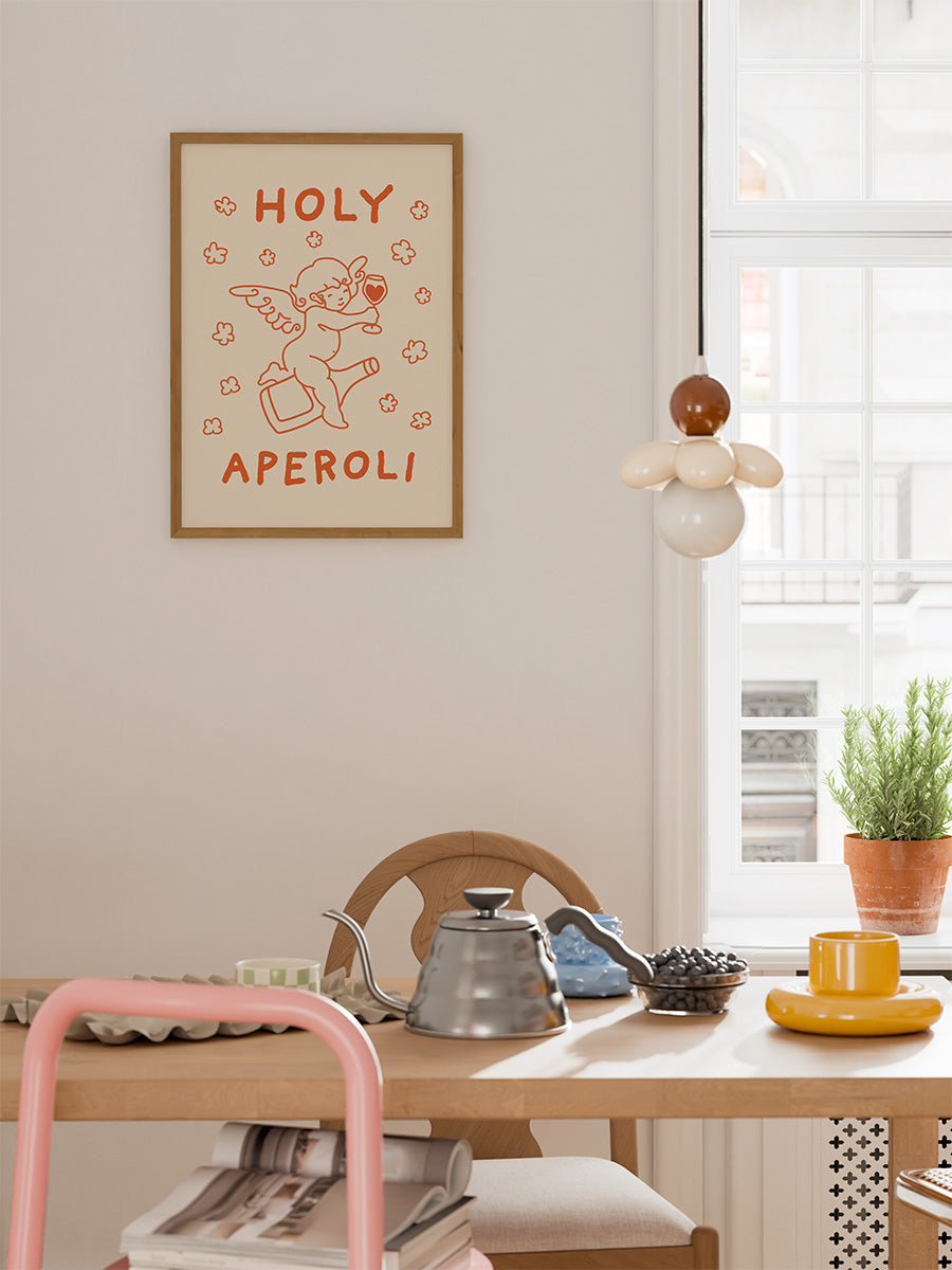 Holy Aperoli Poster in Orange