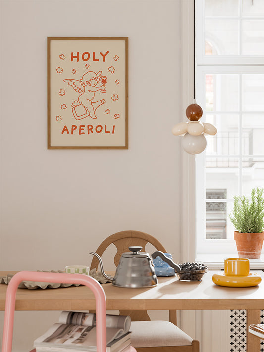 Holy Aperoli Poster in Orange