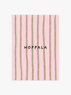 Hoppala Poster in grün-rosa