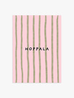 Hoppala Poster in grün-rosa