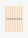 Kaffeeklatsch Poster in beige-braun