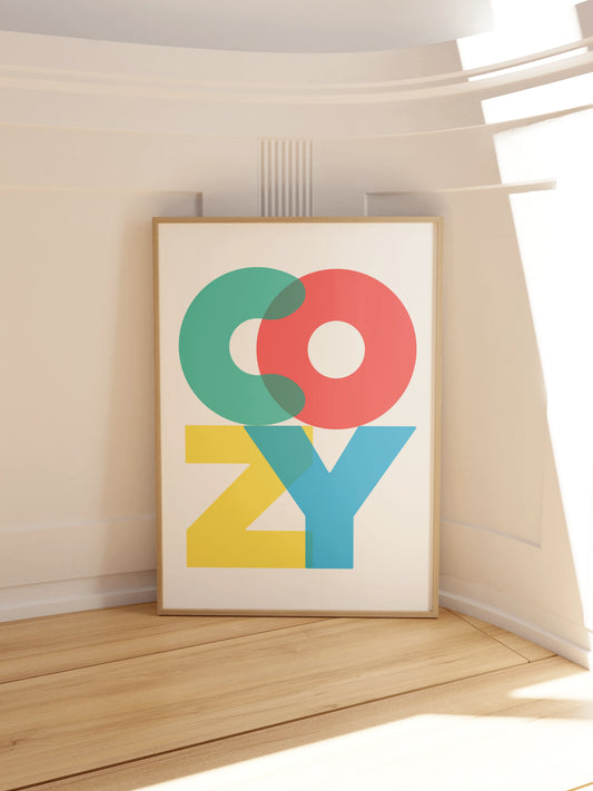 COZY Poster bunt