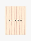Kuschelig Streifenposter in Beige-Braun