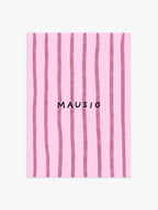 Mausig Poster in rosa-beerig