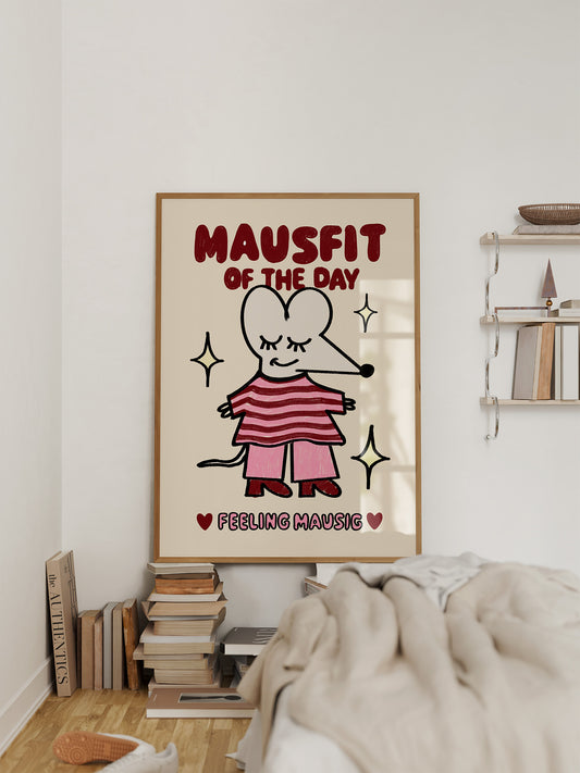 Mausfit of the day Poster