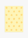Polka Dot Poster in Buttergelb & Gelb