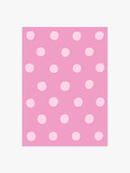 Polka Dot Poster in Pink & Rosa