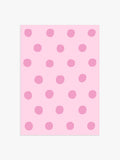 Polka Dot Poster in Rosa & Pink