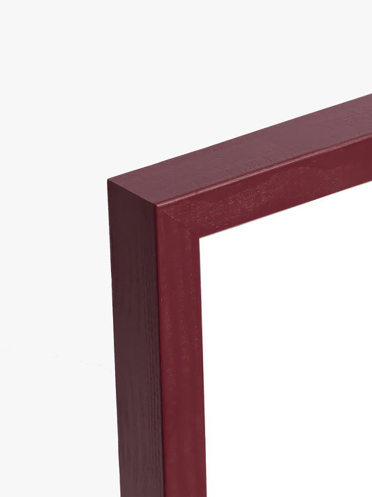 Bilderrahmen aus Eichenholz Dunkelrot