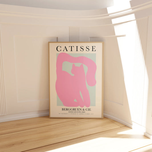 Catisse Poster in Pastellfarben