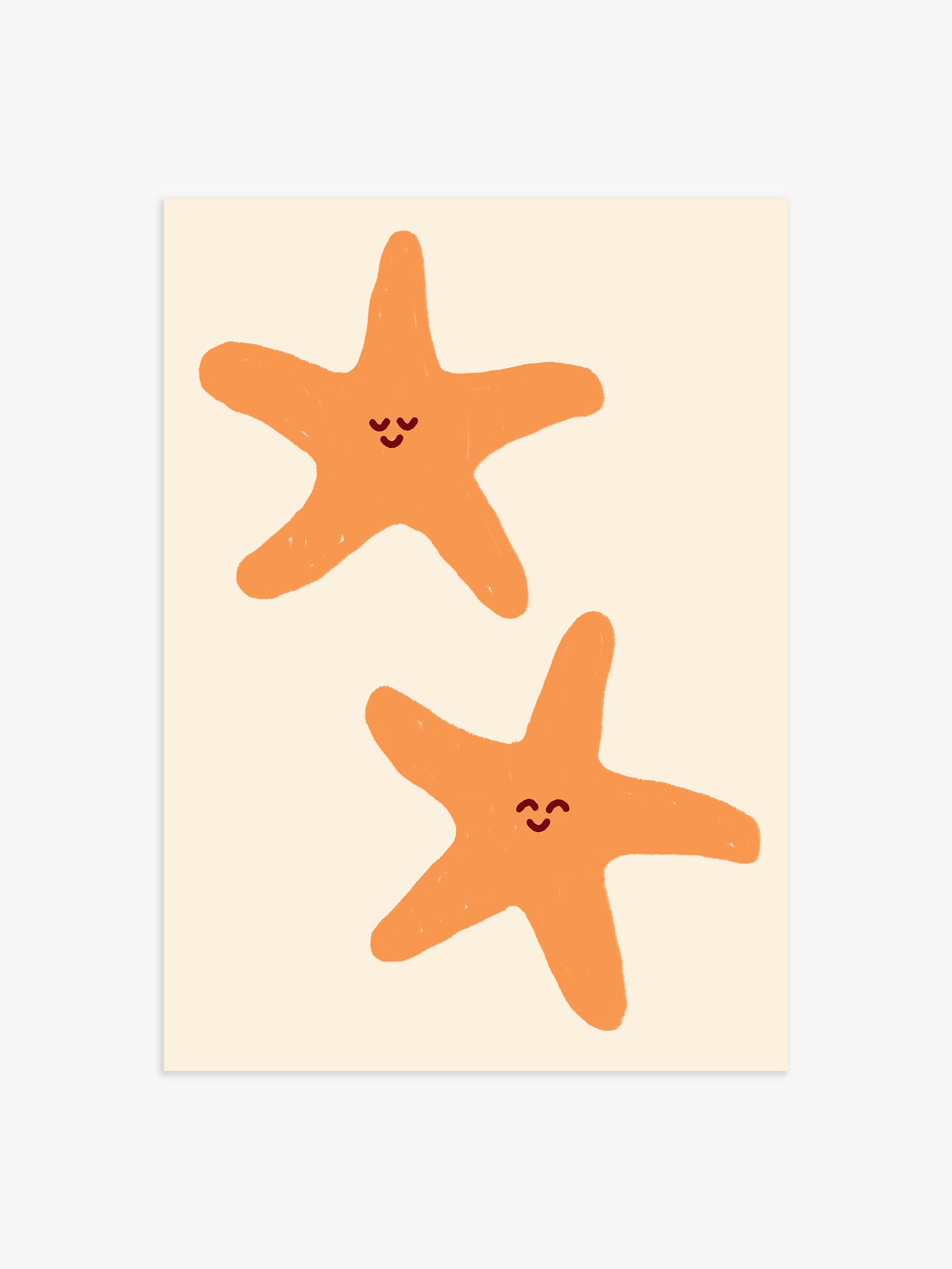 Seesterne Illustrationsposter