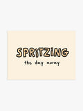 Spritzing Poster mit Aperol-Vibes