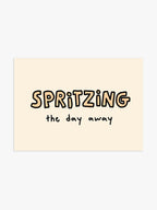Spritzing Poster mit Aperol-Vibes
