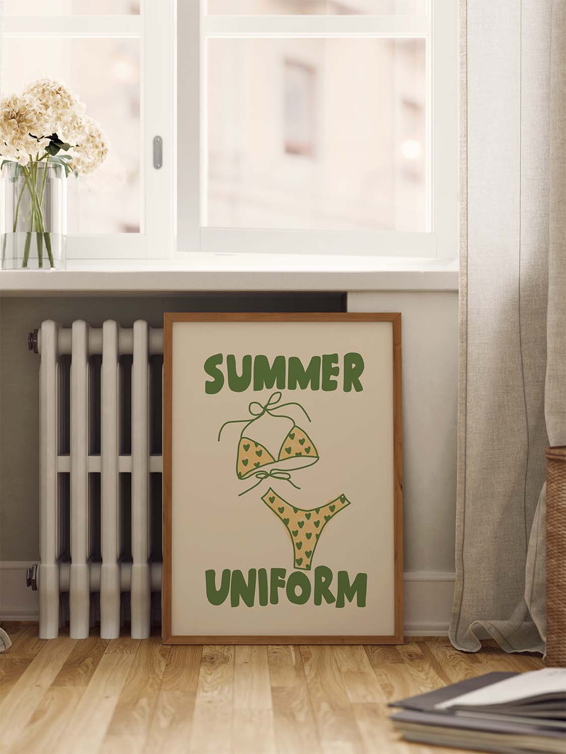 Summer Uniform Poster in Grün