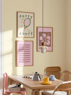 Hot Girl Summer Poster in Rosa-Rot