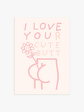 "I love you" Po Badezimmer Poster