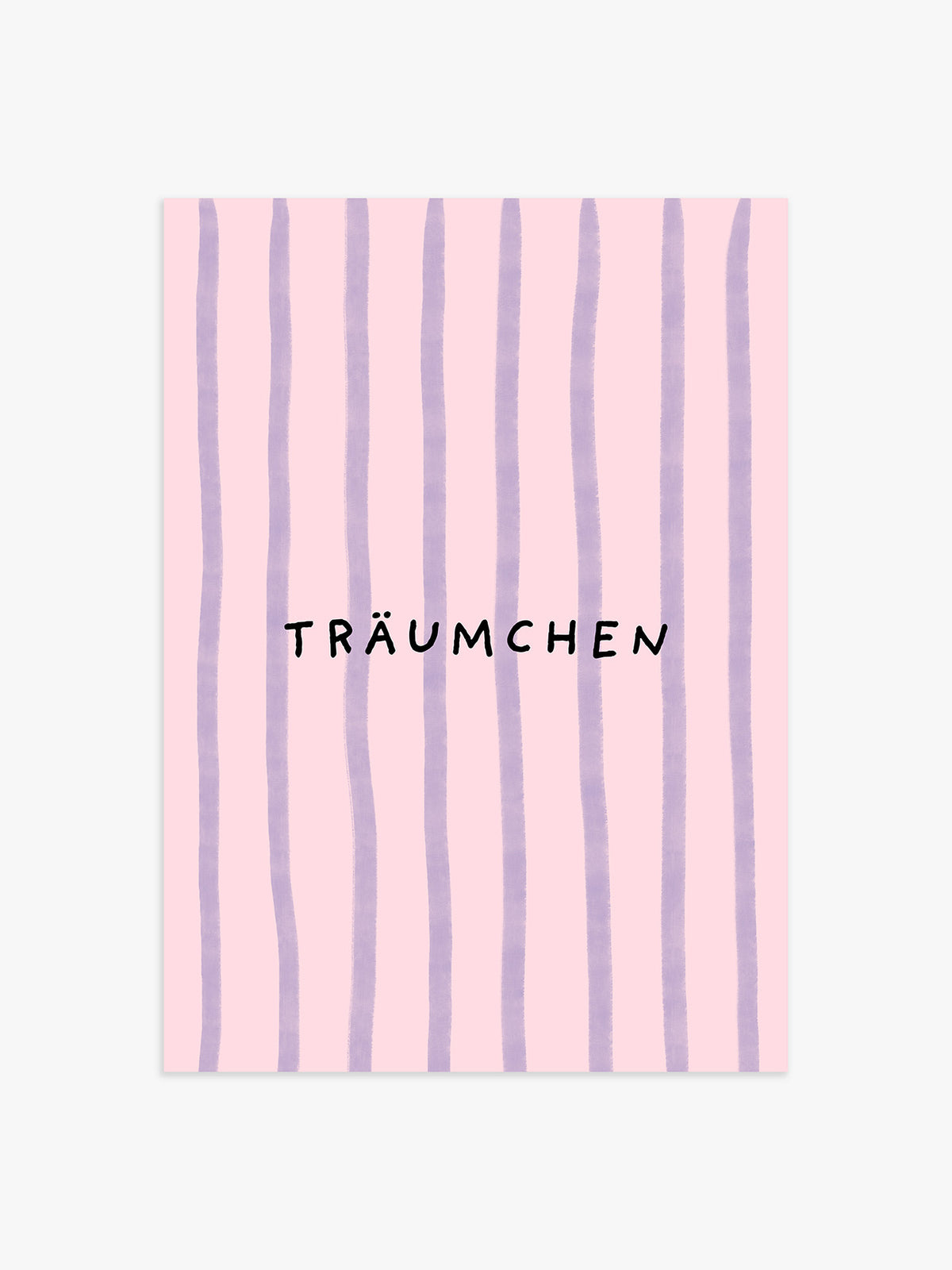 Träumchen Poster in lila-rosa - 70x100 cm