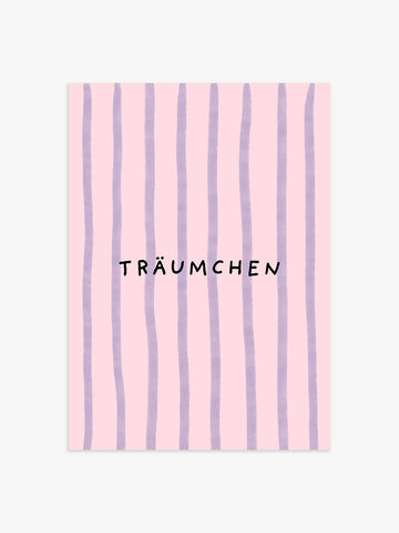 Träumchen Poster in lila-rosa